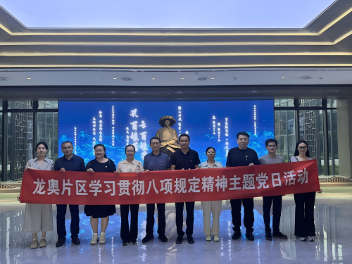 龙奥片区党建工作机构组织召开党建工作指导员见面会暨深入贯彻中央八项规定精神学习教育主题党日活动